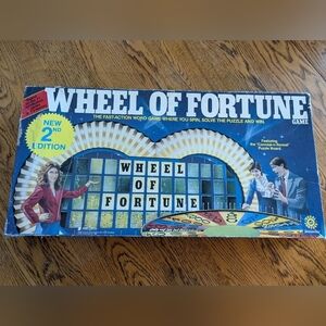 Vintage Wheel of Fortune Game, 2nd Edition Action Board Game